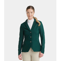 Wedstrijdjas Aeromesh Horse Pilot dames Donkergroen