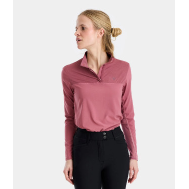 T-shirt Sunrise Horse Pilot femme Rose foncé
