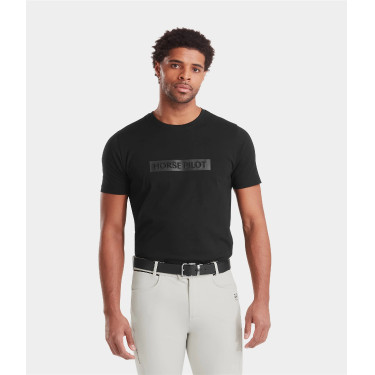 T-shirt Horse Pilot heren Team Zwart T-shirt Horse Pilot heren Team Zwart