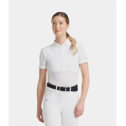 Polo Aeromesh manches courtes Horse Pilot femme Blanc Polo Aeromesh manches courtes Horse Pilot femme Blanc