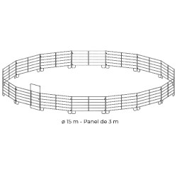 Pack panels galvanisés 3 m La Gée