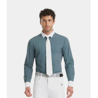 Wedstrijdshirt Aerolight met lange mouwen voor heren Horse Pilot Blauw bewolkt Wedstrijdshirt Aerolight met lange mouwen voor heren Horse Pilot Blauw bewolkt