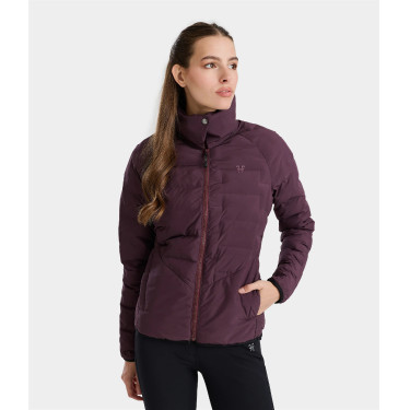 Softlight Donsjas Horse Pilot dames Wijnproeven Violet