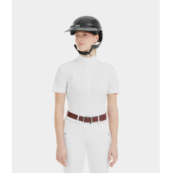 Wedstrijdshirt Monica Horse Pilot dames korte mouw Wit