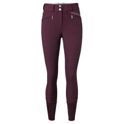 Pantalon d’équitation Diana FS grip en silicone Mountain Horse femme Bordeaux foncé Blanc Pantalon d’équitation Diana FS grip en silicone Mountain Horse femme Bordeaux foncé Blanc
