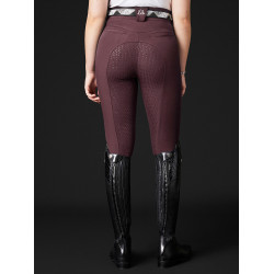 Pantalon d’équitation Diana FS grip en silicone Mountain Horse femme Bordeaux foncé Blanc Pantalon d’équitation Diana FS grip en silicone Mountain Horse femme Bordeaux foncé Blanc