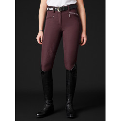 Pantalon d’équitation Diana FS grip en silicone Mountain Horse femme Bordeaux foncé Blanc Pantalon d’équitation Diana FS grip en silicone Mountain Horse femme Bordeaux foncé Blanc