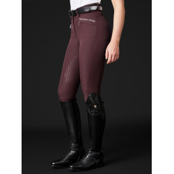 Pantalon d’équitation Diana FS grip en silicone Mountain Horse femme Bordeaux foncé Blanc Pantalon d’équitation Diana FS grip en silicone Mountain Horse femme Bordeaux foncé Blanc