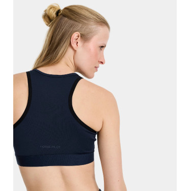 Sportbeha Horse Pilot dames Marine Marineblauw Sportbeha Horse Pilot dames Marine Marineblauw