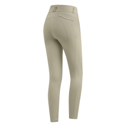 Pantalon d'équitation ELT Comfort Ride Glam femme Gris beige