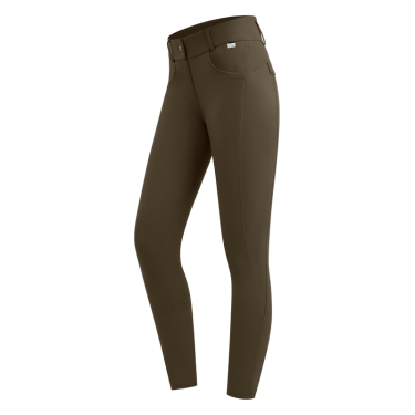 Pantalon d'équitation ELT Comfort Ride Glam femme Brun vert Marron Pantalon d'équitation ELT Comfort Ride Glam femme Brun vert Marron