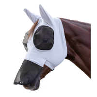 Masque anti-mouches Waldhausen Puck protection nasale Gris argent