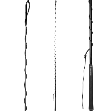 Chambrière télescopique Waldhausen poignée golf Noir Chambrière télescopique Waldhausen poignée golf Noir