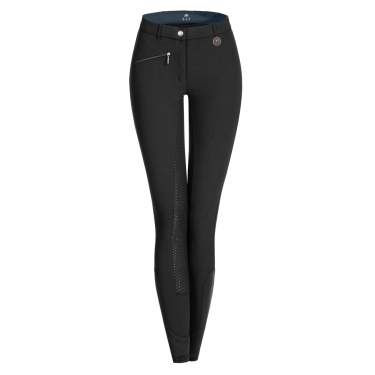 Pantalon d'équitation ELT Micro Sport Pro Silikon Noir