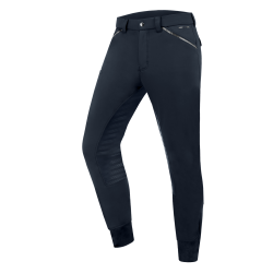 Pantalon d'équitation ELT Marc silicone homme Bleu profond