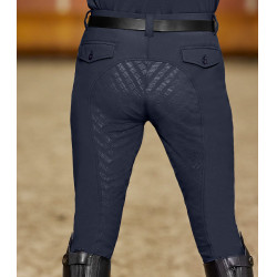Pantalon d'équitation ELT Marc silicone homme Bleu profond