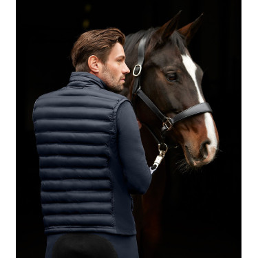 Mouwloos softshell vest ELT Maine heren Diepblauw