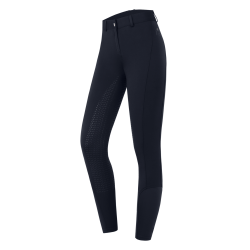 Pantalon d'équitation ELT thermique Essential silicone enfant Bleu profond Pantalon d'équitation ELT thermique Essential silicone enfant Bleu profond