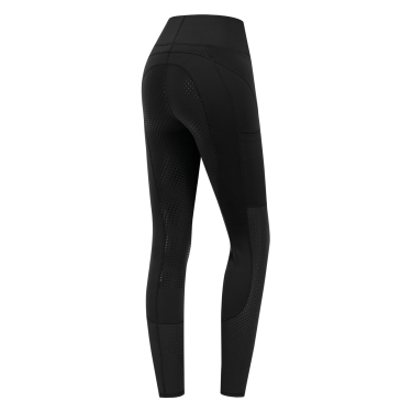 Legging équitation femme taille haute grip silicone