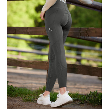 Legging équitation femme taille haute grip silicone