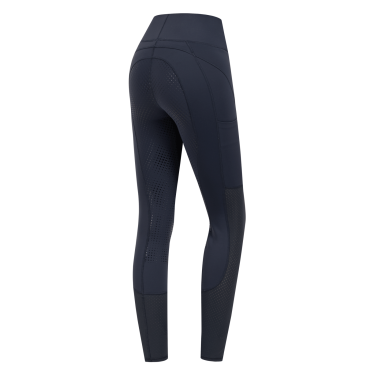 Legging d'équitation ELT taille haute Hanna mesh Bleu nocturne