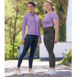 Legging d'équitation ELT taille haute Hanna mesh Bleu nocturne