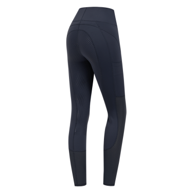 Legging d'équitation ELT taille haute Hanna mesh Bleu nocturne