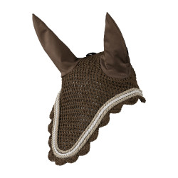 Bonnet anti-mouches Horze Windsor Marron clair Bonnet anti-mouches Horze Windsor Marron clair