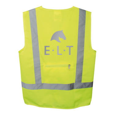Reflectie veiligheidsvest paardrijden ELT uniseks