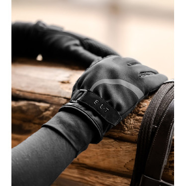 Gants d'équitation ELT Locarno Noir Gants d'équitation ELT Locarno Noir