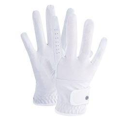 Gants d'équitation ELT Estelle Blanc