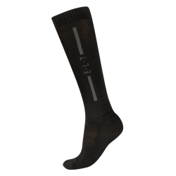 Unisex ELT merinos paardrijsokken Zwart Unisex ELT merinos paardrijsokken Zwart