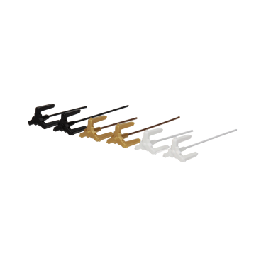 Hes-Tec Quick Knot Deluxe standaard vlechtaccessoire Wit