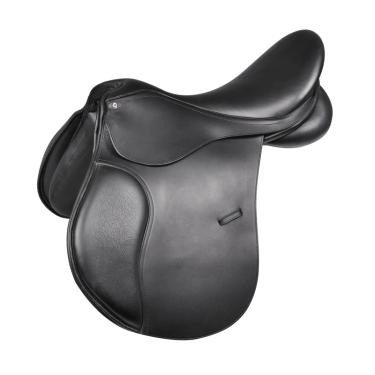 Comfort pony veelzijdig zadel van Waldhausen leder Zwart Comfort pony veelzijdig zadel van Waldhausen leder Zwart
