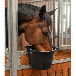 Seau mangeoire équitation avec anse Waldhausen