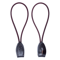 Lanière Pelham cuir longue Beris par 2 Noir