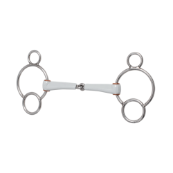 Mors 3 anneaux Beris simple brisure Medium Argent