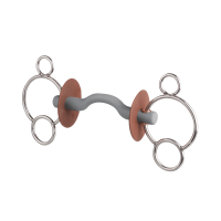 Mors 3 anneaux Beris canon passage de langue Doux Gris