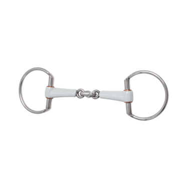 Mors de filet Beris olives double brisure Medium Argent