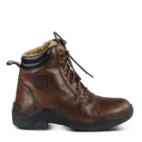Leren winterlaarzen Chamonix dames Horze Bruin Leren winterlaarzen Chamonix dames Horze Bruin