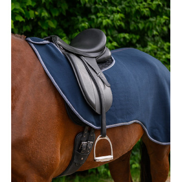 Waldhausen fleece achterdeken voor paarden Nachtblauw