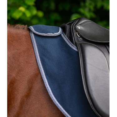 Waldhausen fleece achterdeken voor paarden Nachtblauw