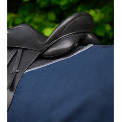 Waldhausen fleece achterdeken voor paarden Nachtblauw