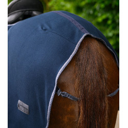 Waldhausen fleece achterdeken voor paarden Nachtblauw