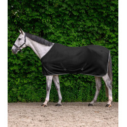 Couverture Economic polaire Waldhausen avec sangles croisées Noir