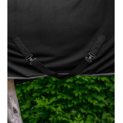 Couverture Economic polaire Waldhausen avec sangles croisées Noir