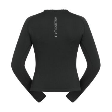 ELT technische T-shirt in 3D-mesh Richmond lange mouwen dames Zwart