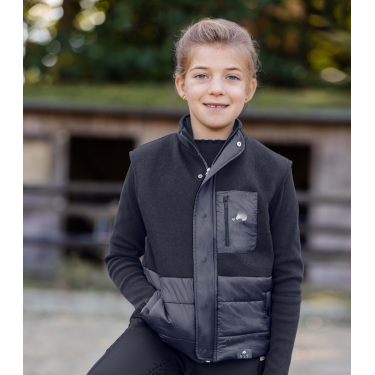 Polaire matelassé ELT Lucky Milu enfant Bleu profond