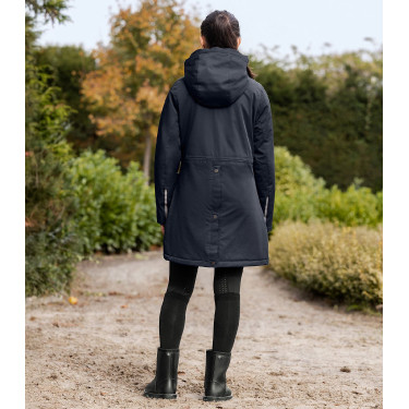 Parka technique d’équitation ELT Ava enfant Bleu profond