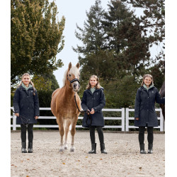 Parka technique d’équitation ELT Ava enfant Bleu profond